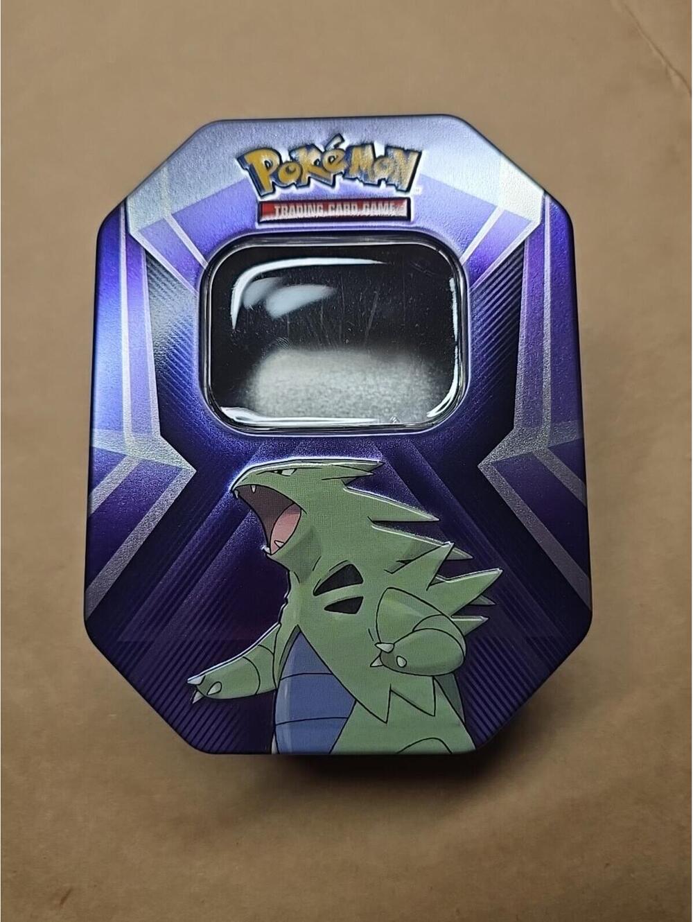EMPTY‎ Pokémon Triple Whammy Collector Tin Tyranitar